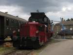 Kf 6642 (ex-DB loc 323 268-3) und Dampflok 78 468 der ET (Eisenbahn-Tradition e.