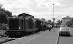 Das Rhönzügle, die Museumsbahn Mellrichstadt-Fladungen (für die ich keine Rubrik fand ?), bekam am 5.7.2014 Besuch von einem Sonderzug mit 2x DB V100.