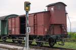 EFB ( Eisenbahnfreunde Breisgau e.V. ) G1310 ( Gotha 1906, ex SWEG, MEG, SEG ), 11.10.2009, Oberrotweil i.K. Bf
