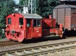 Kf D10 (ex-DB Kf 322 642-0) der Meppen-Haselnner Eisenbahn auf Bahnhof Meppen am 29-8-1994. Bild und scan: Date Jan de Vries. 