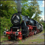 Dampflok 52 7596  Seppl  am 11.05.2025 im BW Würzburg.