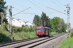 Borrowed for a weekend, a pair of VT98's (798 818-1 leading) work the last service from Kranichstein to Gross Gerau on 08 May 2016.