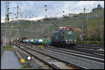 Am 23.03.2024 fuhr die historische Elektrolok E94 088 (EZW- Elektrische Zugförderung Württemberg, 97 80 8194 088-1 D-UEF) mit einem 524 Meter langen und rund 880 Tonnen schweren