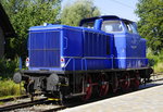 V 2.004 alias 265 101 der Verkehrsfreunde Braunschweig im Einsatz bei der Landeseisenbahn Lippe, aufgenommen in Alverdissen am 28.8.16.
