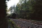 Dampfzugsonderfahrt der GES auf der WN-eigenen Strohgäubahn Korntal-Weissach (1984)