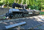 Beton-Modellbahn in Gerbstedt  X4014  Big Boy  (Baujahr 1941) der Union Pacific Railroad (UP), bekannt als stärkste Dampflok der Welt.