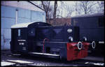 Köf 5161 des Hessencourier am 26.1.2000 im Depot des Vereins in Kassel Wilhelmshöhe.