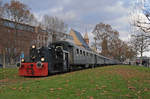 Diesel-Kleinlok Kö 5712 der Historische Eisenbahn Frankfurt am 11 Dezember 2016