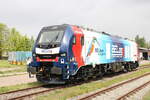 Beim Familienfest der Magdeburger Eisenbahnfreunde im Wissenschaftshafen Magdeburg, prsentierte sich am 06.05.2023 erstmals die neue BELog 159 245  BELlatrix  der ffentlichkeit.