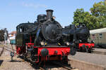 Lok 26 und Lok 34 am 02.08.2026 in Losheim am See. Anl�sslich des allj�hrlichen Dampflok- und Bahnpostfests stand Lok 26 unter Dampf.