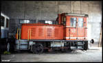 Einst war sie Rangierlok im Karmann Werk in Rheine.