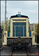 Die Diesellok DB 364 514-0 beim Lokschuppenfest der Museumseisenbahn Hanau am 18.