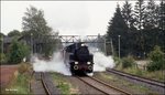 Die ehemalige  Polin  Tkp 4408 war am 2.10.1994 Zuglok für den Museumszug der Nassauischen Touristikbahn nach Bad Schwalbach, hier bei der Ausfahrt auf der Aartalbahn in Hahn - Wehen zu sehen.