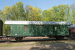 Gleisbauzug-Gerätewagen im Zechenbahnhof Piesberg am 05.05.2016