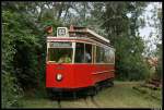 V2 Triebwagen 3006 in der Nordschleife der Tramanlage am Schnberger Strand.