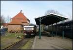 Fast bereit fr den Saisonauftakt eine Woche spter war der Wismarer Schienenbus des VVM, als ich am 16.03.2008 diese Aufnahme am Schnberger Strand anfertigte 