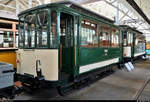 Beiwagen  WN 32 , Baujahr 1905, der ehemaligen Filderbahn-Gesellschaft (FBG) für die Untere Filderbahn ist im Straßenbahnmuseum Stuttgart ausgestellt.