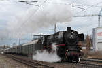 10.03.2018 Eislingen Bahnhof 01 150-2 Dampfsonderzug nach St.Anton/Arlberg  