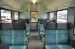 Blick in das 2. 2-Klasse abteil im OFV-Design des 31-34 378 ABnrz 418.4. Eingereit im RE München HBF-Simbach am 01.09.14