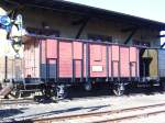 Im Bahnhof Dresden-Gitersee kann man die Fahrzeugsammlung des Windbergbahn Vereins besichtigen. Wie dieser schne Personenwagen. Nur schade das die Stadt Freital die Strecke wegen eines Autobahzubringers wegreisen will!