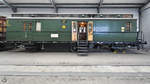 Der Bahnpostwagen 3912 Mainz (Post 3a) stammt aus dem Jahr 1926. (Eisenbahnmuseum Bochum, Juni 2019)