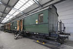 Der Bahnpostwagen 3912 Mainz (Post 3a) stammt aus dem Jahr 1926. (Eisenbahnmuseum Bochum, Juni 2019)