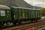 Deutsche Bundespost Gepäckwagen 75 80 9229 92-06  Oberwesel am Rhein, Oktober 2025.
