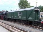 Für das Lokpersonal von 35 1097 und 50 3501 diente der Gos 40 80 956 0 345-7,am 30.und 31.Juni 2015,in Putbus als Unterkunft.Am 31.Mai 2015 fotografierte ich den Wagen bei der Heimfahrt in