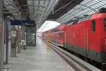 Regionalzug im Bahnhof Berlin Spandau