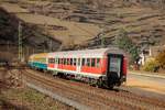 n-Wagen am Schluss des Zuges in Oberwesel, M�rz 2021.