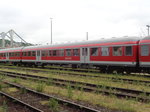 Ein 2.Kl. n-Wagen wartet auf Arbeit in Ulm am ‎Sonntag, ‎12. ‎Juni ‎2016