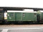 Am 29.5.2010 war dieser Packwagen 40 50 DR 940 0372-1 Pwg,im Dampfsonderzug eingestellt.Er diente zum Fahrradtransport.