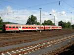 Diese beiden Wagen standen ganz alleine auf einem Abstellgleis im BW Trier.