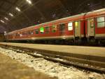 ex IR Wagen im Hbf Leipzig eingebunden im RE 10 Leipzig - Cottbus 15.01.2010