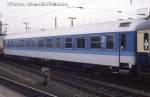 Bim Interregio Wagen im Bahnhof Hamburg - Altona am 8.6.1988;  Bezeichnung: 518092-9100-5