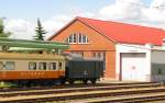 DR 40 50 940-0379-6 Pwg (D-EFST 49 80 94-59 008-9) der Eisenbahnfreunde Stassfurt, am 23.06.2013 am Bw der Erfurter Bahn in Erfurt Ost.