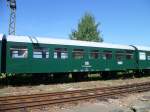  Zum 21. Heizhausfest am 20.08.11 in Chemnitz-Hilbersdorf war dieser Wagen der (Bauart Bag) zusehen. 

