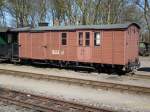 Der Traditionswagen Nr.28 ist der Gepckwagen vom Traditionszug.Am 18.April 2009 stand Dieser abgestellt in Putbus.