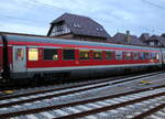 ABvmsz 73 80 31-94 003-9 vom München-Nürnberg Express am Morgen des 17.10.2021 um 07:29 Uhr in Warnemünde fotografiert.