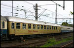 Partywagen 518009-80103-7 WGm Club Express am 1.5.2005 im ausfahrenden DPE nach Beekbergen in Bad Bentheim.
