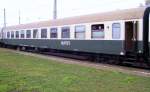 Buffet-Wagen der IGE-Werratal-Eisenach e.V., eingesetzt im  ROTKPPCHEN-EXPRESS  von Eisenach nach Freyburg (Unstrut) beim Halt in Naumburg (Saale) Hbf; 21.10.2007