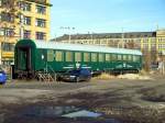 Dieser Halberstdter steht am BW Leipzig Hbf West und trgt das LEW-Logo der 80er Jahre, 10.01.08