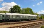 DR 61 50 89-40 018-3 Salon (D-EMBB 56 80 89-40 018-4) im Winzerfestsonderzug von Leipzig nach Freyburg (Unstrut), whrend der Abstellung am 08.09.2012 in Karsdorf.
