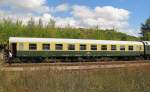 IGE Werrabahn-Eisenach 56 80 10-40 203 6 IGEW Am 201 am 08.09.2012 im Winzerfestsonderzug von Leipzig nach Freyburg, whrend der Abstellung im Bahnhof Karsdorf. 