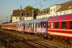 Krombacher Partywagen  Partyzug  in D�sseldorf Derendorf, Oktober 2021.