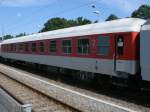 Liegewagen Bvcmbz 61 80 59-90 014-1 nach der Ankunft,am 09.Juli 2011,vom CNL 1259 aus Zrich,in Binz.