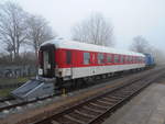 Liegewagen Bvcmbz 61 80 59-90 007-5,am 01.Dezember 2018,in Bergen/Rügen.