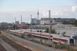 BERLIN, 07.10.2012, Blick auf das Ausbesserungswerk beim S-Bahnhof Warschauer Straße