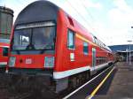 Ein DABbuzfa-Steuerwagen in Aalen. Der Zug kam vor ein paar Minuten aus Stuttgart. Fotografiert am 27.06.06.