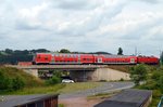 RB 45 Chemnitz - Mittweida - Riesa - Elsterwerda. Der letzte Tag unter DB Regie und mit BR 143. Hier 143 283-0 bei Döbeln 11.06.2016